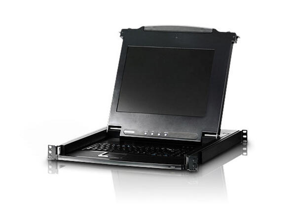 Aten Rack Konsoll 17" Slideaway CL1000M VGA | USB | Nordic layout | Touchpad 